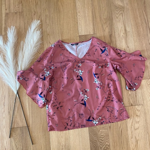 SHEIN | Floral Blouse - Picture 1 of 2